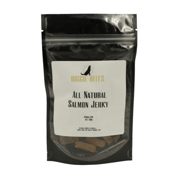 Biggie Bites – All Natural Salmon Jerky – 250mg CBD | West Coast Cannabis Canada