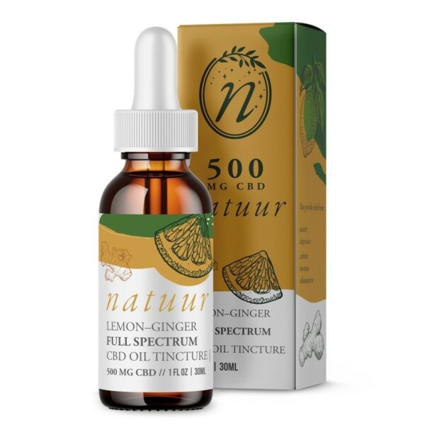 Natuur – Full Spectrum CBD Oil Tincture – Lemon Ginger – 1000mg | West Coast Cannabis Canada