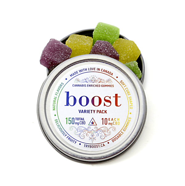 Boost – CBD Variety Pack Gummies – 150mg | West Coast Cannabis Canada