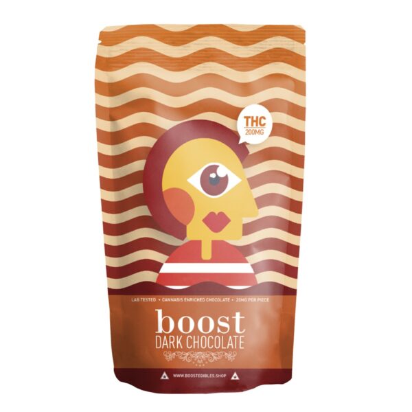 Boost – THC Dark Chocolate Bars – 200mg | West Coast Cannabis Canada