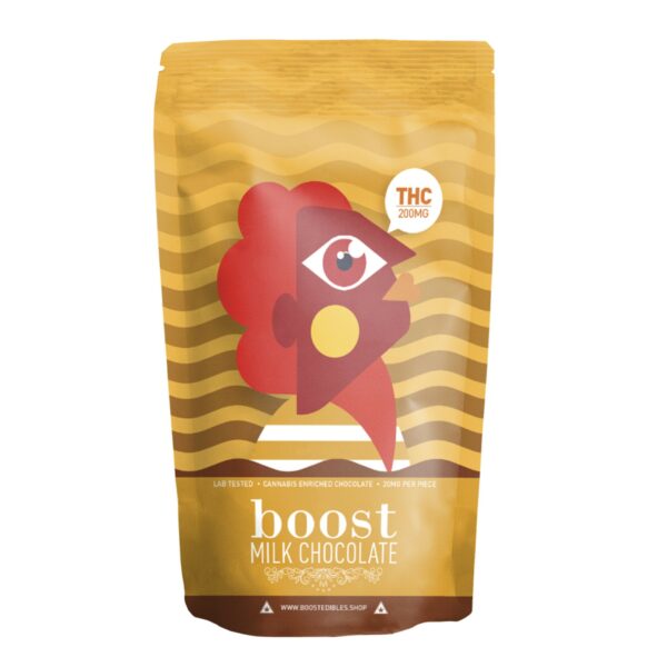 Boost – THC Dark Chocolate Bars – 200mg | West Coast Cannabis Canada
