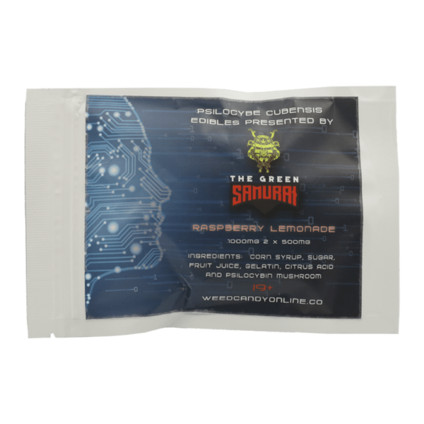 The Green Samurai – Shroom Gummies – Raspberry Lemonade – 1g | West Coast Cannabis Canada