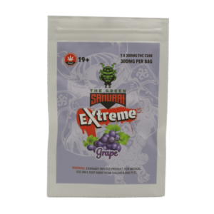 Green Samurai Extreme – Grape Gummy – 300mg THC | West Coast Cannabis Canada