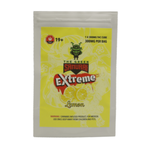 Green Samurai Extreme – Lemon Gummy – 300mg THC | West Coast Cannabis Canada